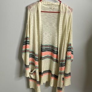 Cardigan with Aztec